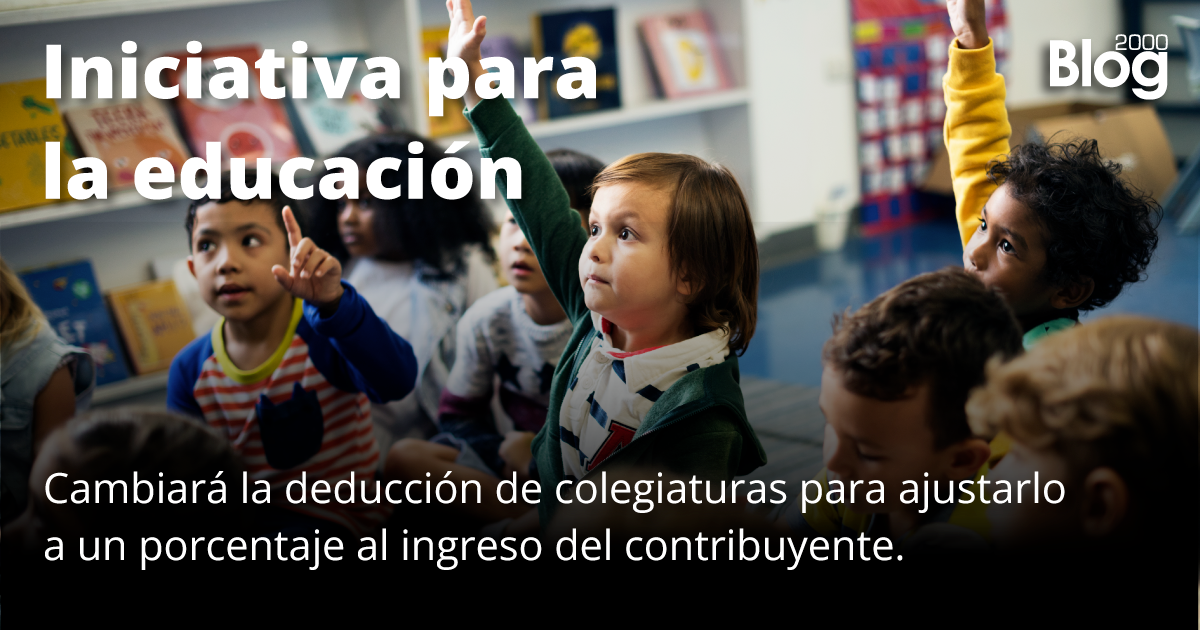 Propuesta iniciativa para la educación